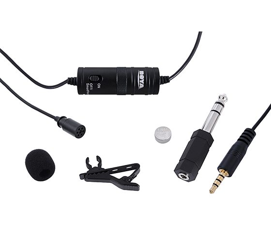 Microphone cravate Boya BY-M1 - 3,5 mm pour Smartphone - Jabeas